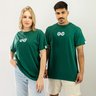 camiseta moda sustentavel verde unissex gnine