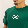 camiseta moda sustentavel verde unissex gnine 1