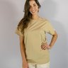 camiseta basica bege sustentavel gnine