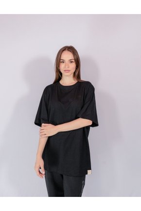 camiseta oversized preta sustentavel unissex gnine 4