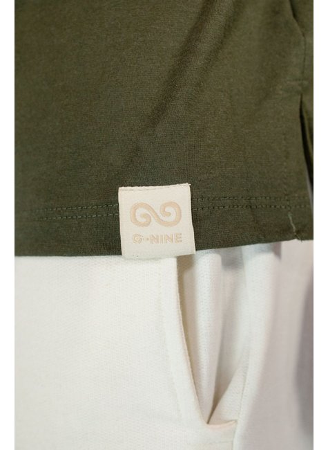 camiseta oversized verde militarsustentavel unissex gnine 4