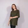 camiseta oversized verde militarsustentavel unissex gnine 6