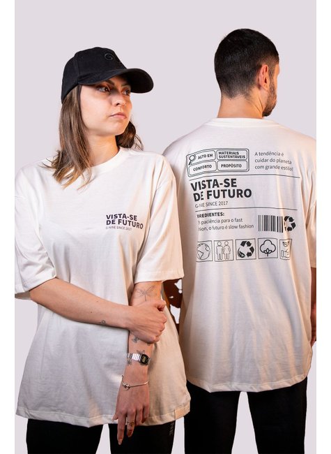 camiseta oversized off sustentavel unissex gnine 3