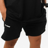 camiseta short preto unissex algodao moletom sustentavel gnine 2
