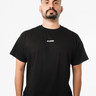 camiseta short preto unissex algodao moletom sustentavel gnine