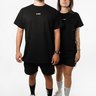 camiseta short preto unissex algodao moletom sustentavel gnine 4