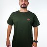 camiseta verde militar unissex sustentavel gnine 1 4
