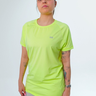 camiseta treino antiodor dryfit unissex verde neon gnine 4