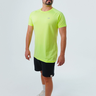 camiseta treino antiodor dryfit unissex verde neon gnine