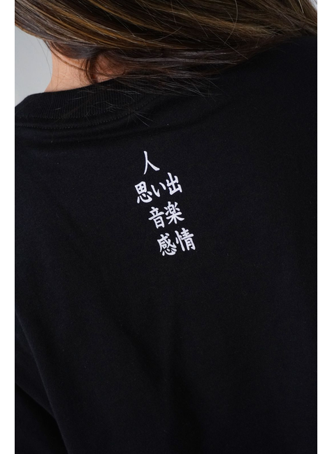 camiseta over preta unissex algodao sustentavel gnine paolo 2